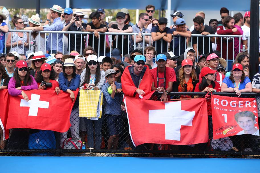 Fans di Roger Federer. (Getty Images)